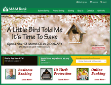 Tablet Screenshot of m-mbank.com